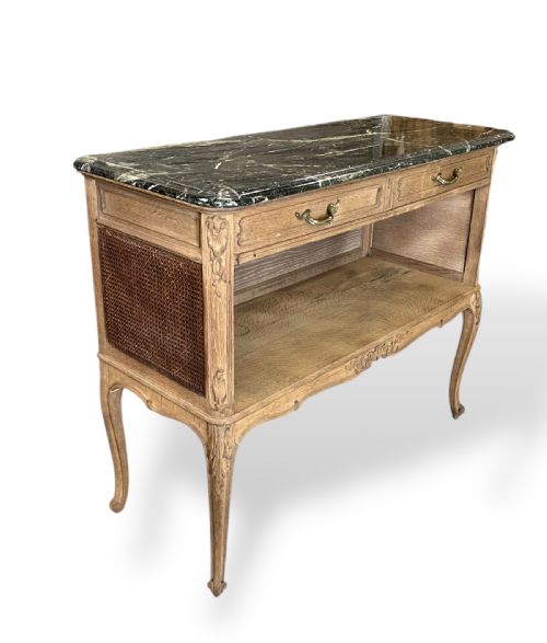 FRENCH MARBLE TOP BUFFET MADE BY KRIEGER OF PARIS - ADDITIONAL PHOTO 8
