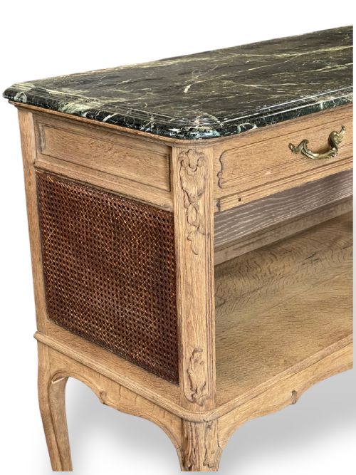FRENCH MARBLE TOP BUFFET MADE BY KRIEGER OF PARIS - ADDITIONAL PHOTO 10