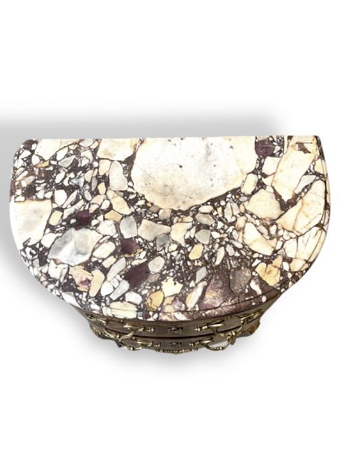 FRENCH MARBLE TOP COMMODE - ADDITIONAL PHOTO 1