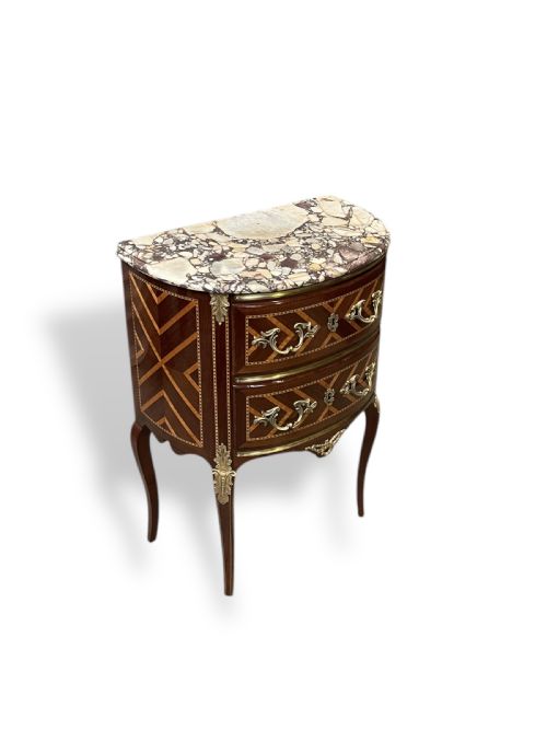 FRENCH MARBLE TOP COMMODE - ADDITIONAL PHOTO 8
