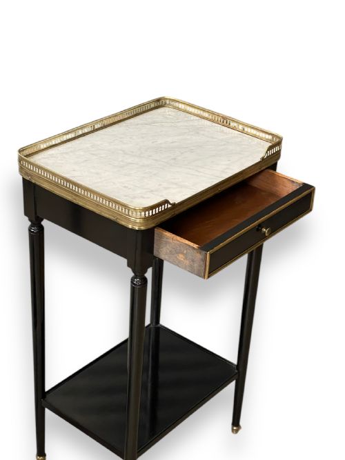 PAIR OF FRENCH LOUIS XVI NIGHTSTANDS - ADDITIONAL PHOTO 6