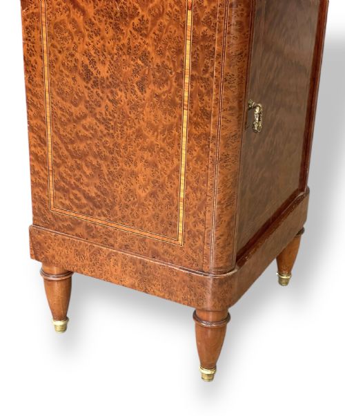 SINGLE FRENCH MARBLE TOP NIGHTSTAND - ADDITIONAL PHOTO 2