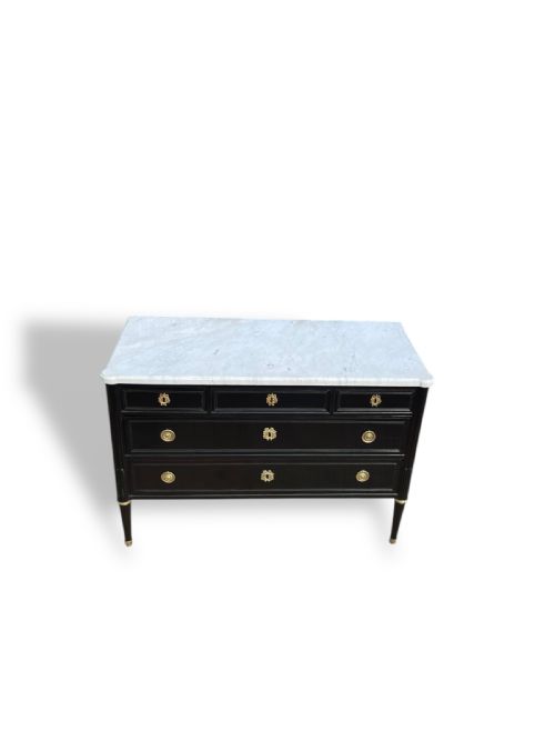 18TH CENTURY FRENCH EBONIZED COMMODE - ADDITIONAL PHOTO 2