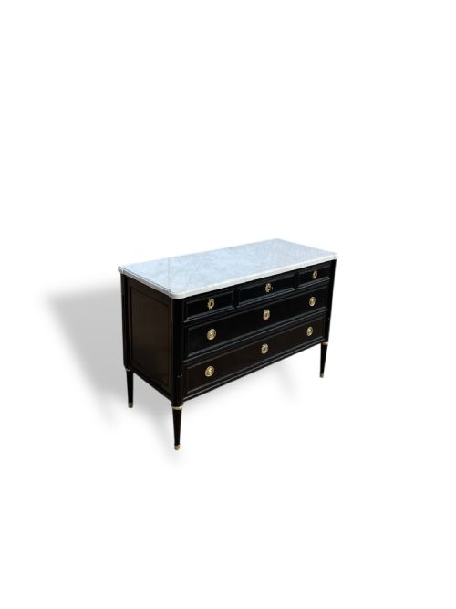 18TH CENTURY FRENCH EBONIZED COMMODE - ADDITIONAL PHOTO 3