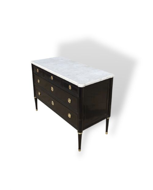 18TH CENTURY FRENCH EBONIZED COMMODE - ADDITIONAL PHOTO 5