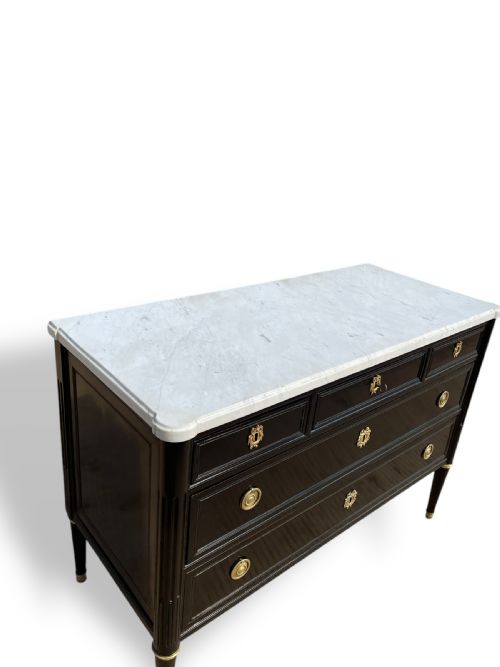 18TH CENTURY FRENCH EBONIZED COMMODE - ADDITIONAL PHOTO 6
