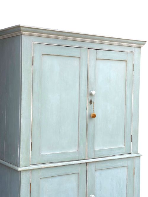 VICTORIAN PAINTED HOUSEKEEPERS CUPBOARD - ADDITIONAL PHOTO 3