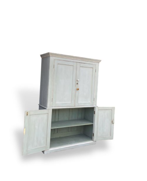 VICTORIAN PAINTED HOUSEKEEPERS CUPBOARD - ADDITIONAL PHOTO 7