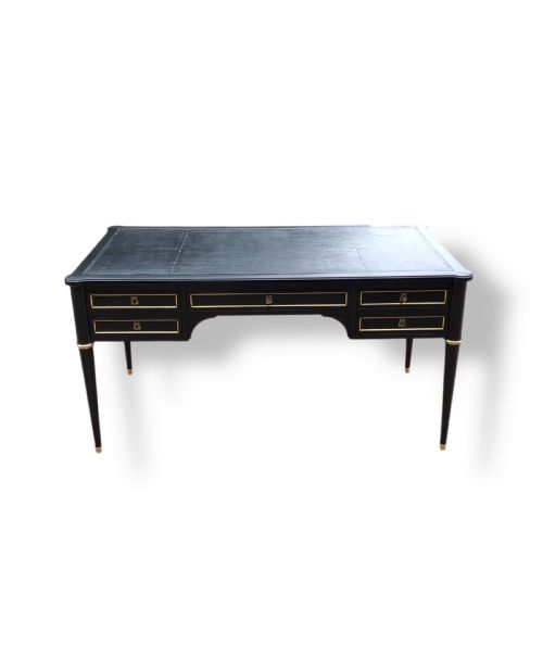 20th century french ebonized writing desk - CATEGORY: ANTIQUE DESKS - DATED 1910