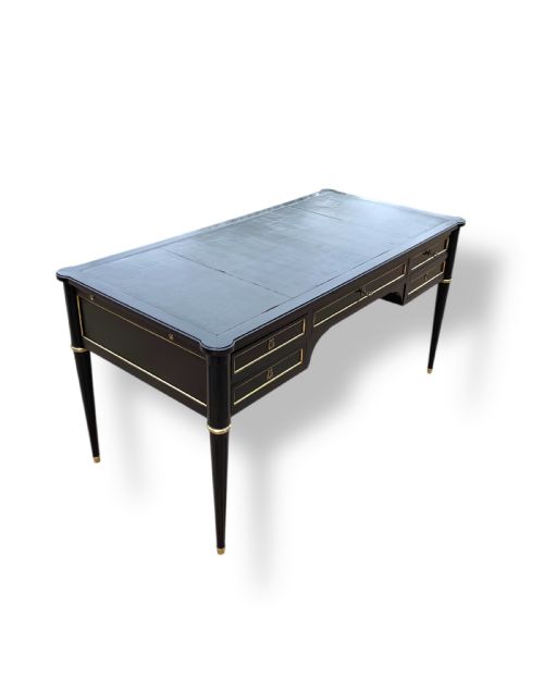 20TH CENTURY FRENCH EBONIZED WRITING DESK - ADDITIONAL PHOTO 1