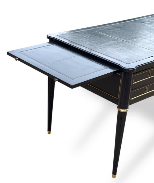 20TH CENTURY FRENCH EBONIZED WRITING DESK - ADDITIONAL PHOTO 4