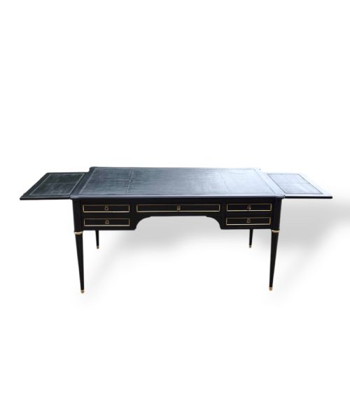 20TH CENTURY FRENCH EBONIZED WRITING DESK - ADDITIONAL PHOTO 5