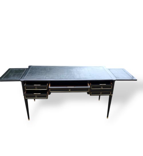 20TH CENTURY FRENCH EBONIZED WRITING DESK - ADDITIONAL PHOTO 6