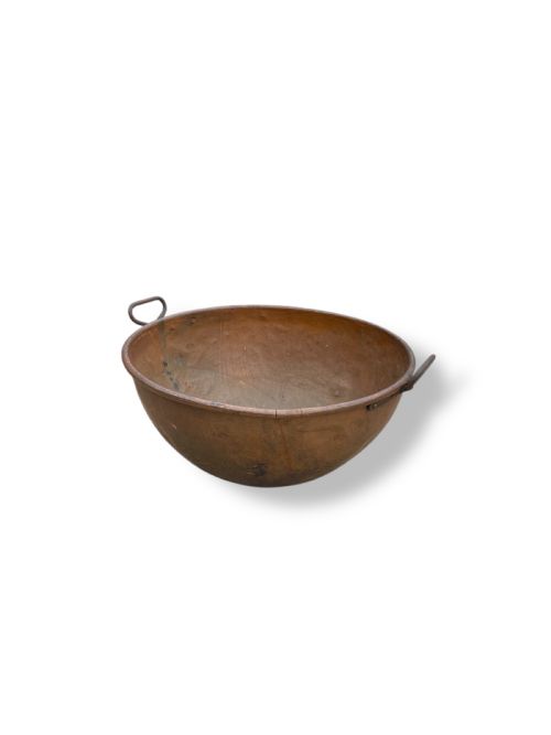 LARGE 19TH CENTURY COPPER BOWL - ADDITIONAL PHOTO 1