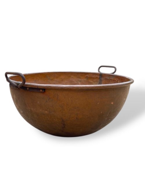LARGE 19TH CENTURY COPPER BOWL - ADDITIONAL PHOTO 4