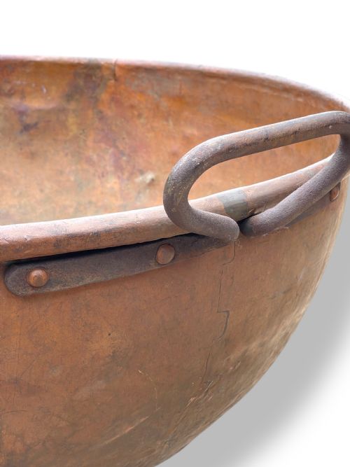 LARGE 19TH CENTURY COPPER BOWL - ADDITIONAL PHOTO 7
