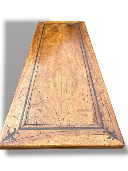 18TH CENTURY STYLE WALNUT REFECTORY TABLE - ADDITIONAL PHOTO 2