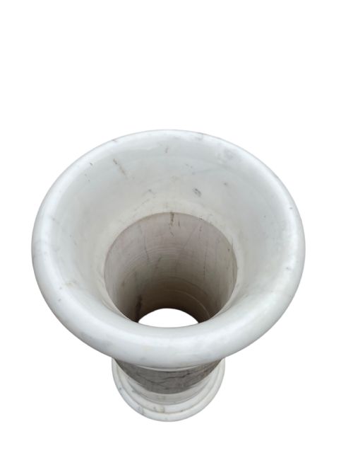 WHITE MARBLE UMBRELLASTICK STAND - ADDITIONAL PHOTO 2