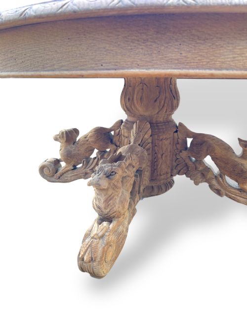 19 TH CENTURY BLACK FOREST TABLE - ADDITIONAL PHOTO 2