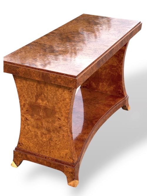 BURR WALNUT ART DECO TABLE - ADDITIONAL PHOTO 5