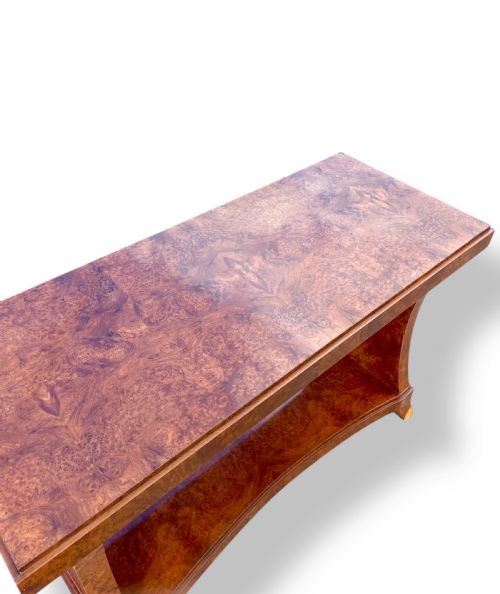 BURR WALNUT ART DECO TABLE - ADDITIONAL PHOTO 12