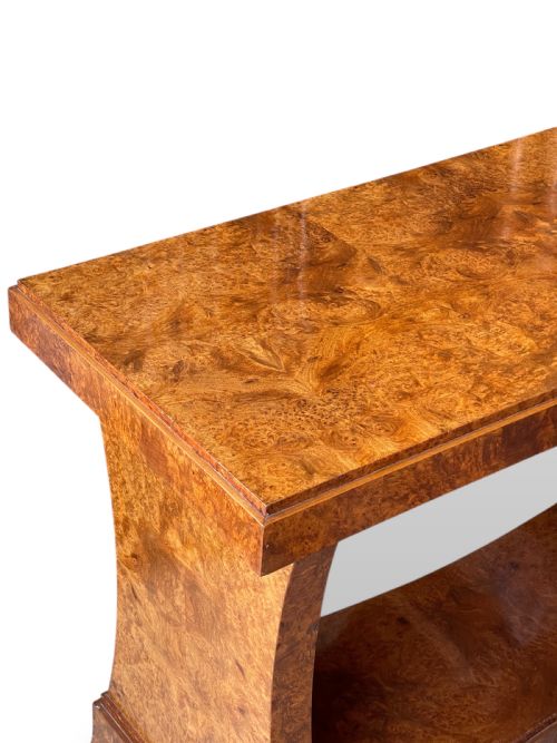 BURR WALNUT ART DECO TABLE - ADDITIONAL PHOTO 13