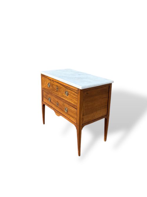 FRENCH 18TH CENTURY MARBLE TOP COMMODE - ADDITIONAL PHOTO 8