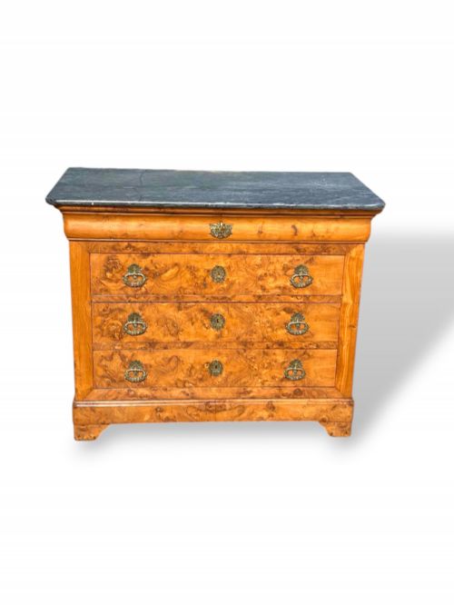 BURR ASH LOUIS PHILIPPE COMMODE