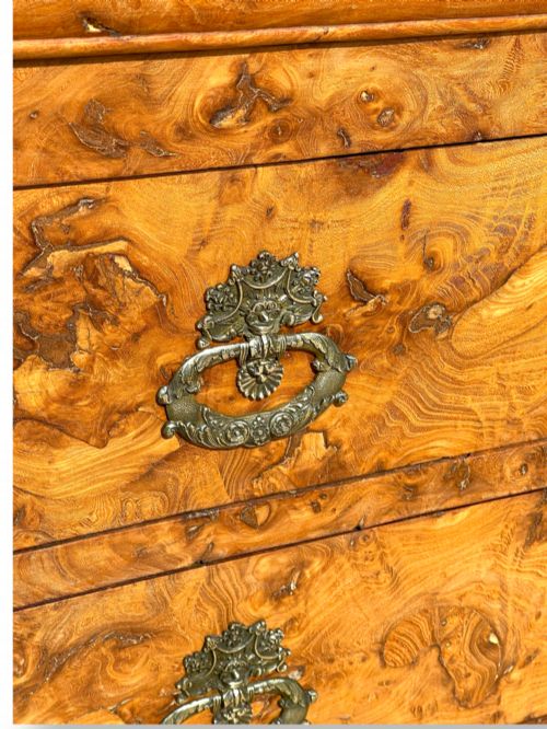 BURR ASH LOUIS PHILIPPE COMMODE - ADDITIONAL PHOTO 7