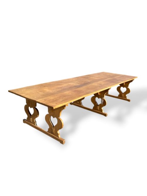 Large 19th Century English Oak Coffee Table