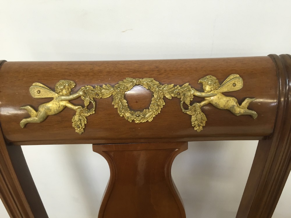 Fine pair of empire single chairs  View II