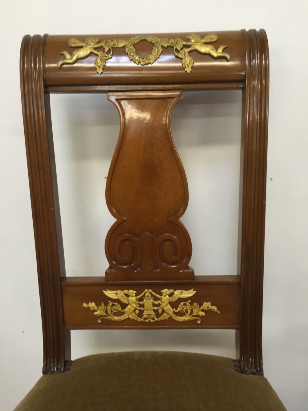 Fine pair of empire single chairs  View IV