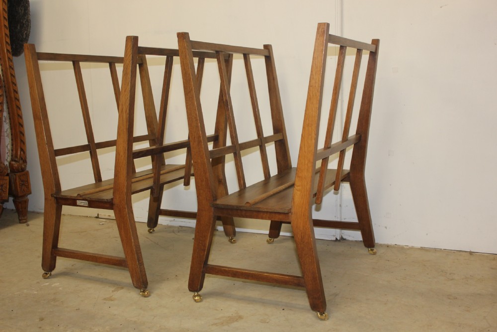 A pair of folio stands magazine stands  View IV