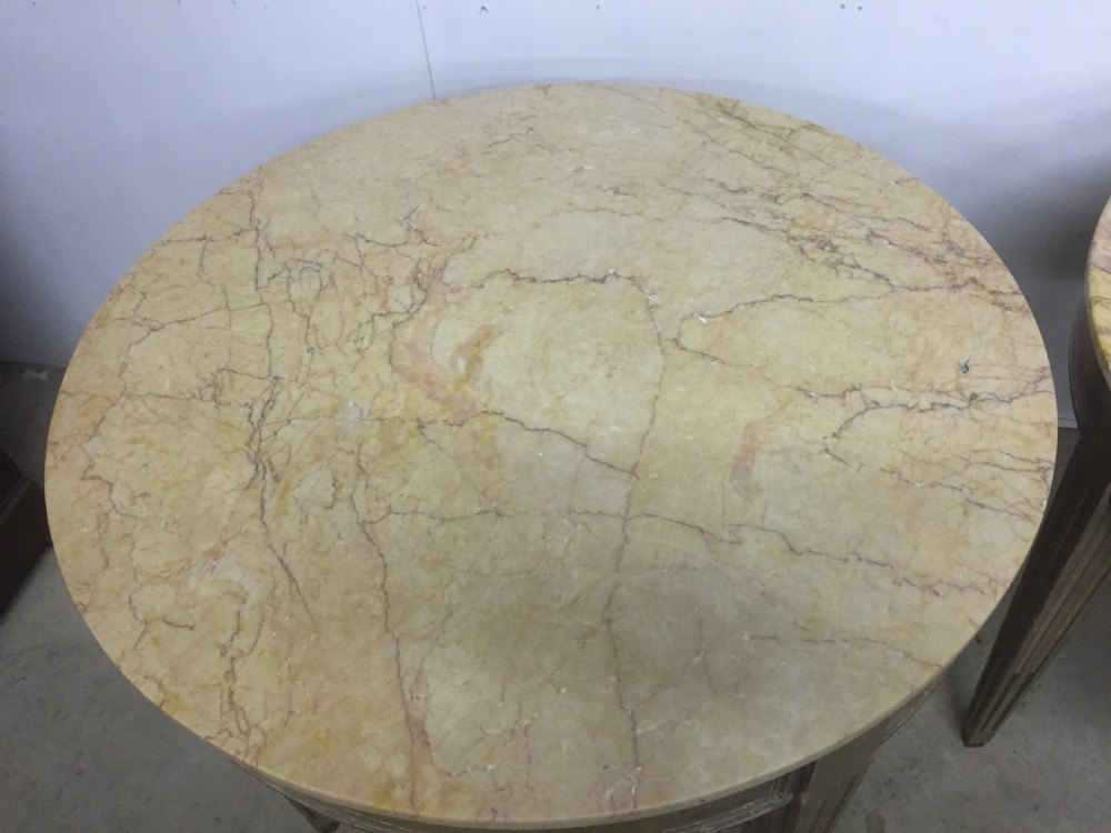 A pair of marble top tables  View IV