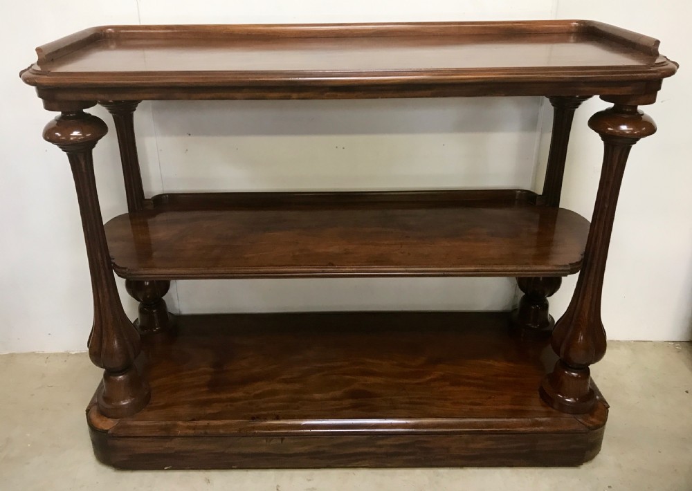 mahogany dumb waiter 