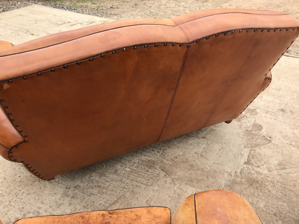 leather sofa moustache style View VII