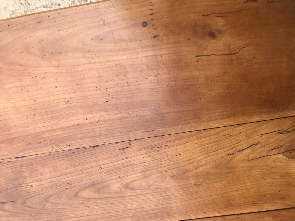 Cherry wood farm house table View V