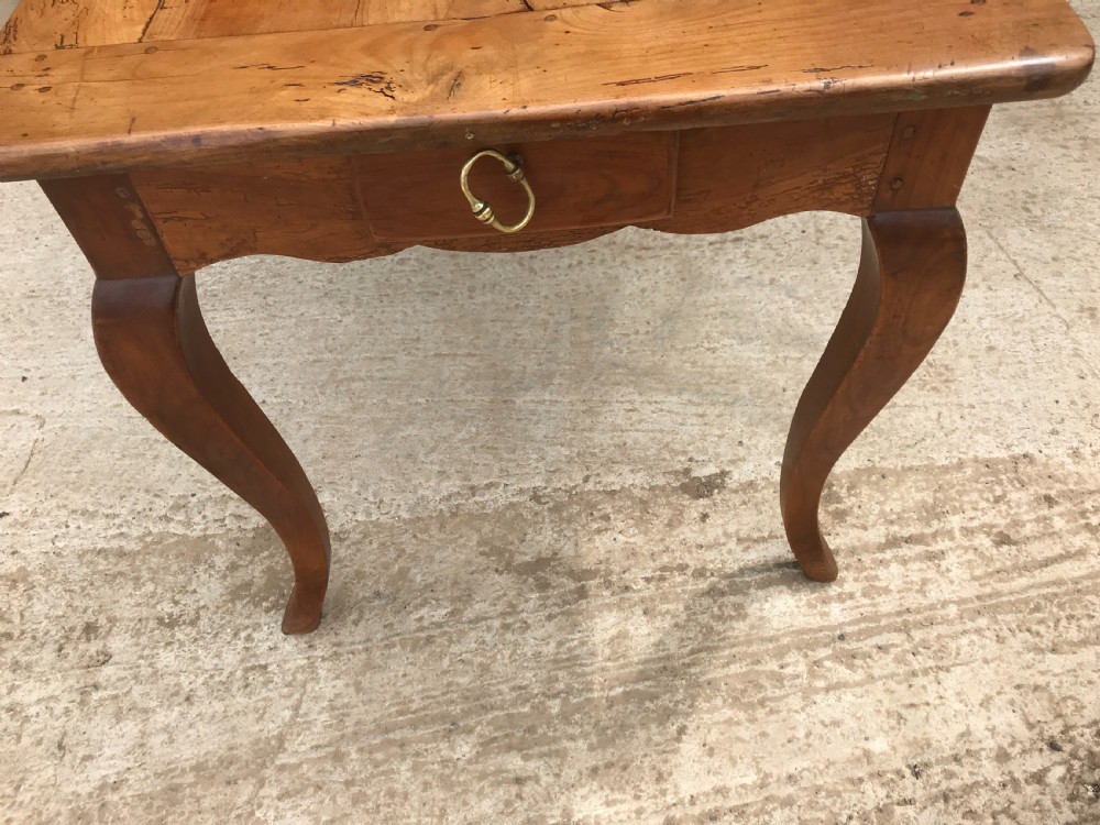 Cherry wood farm house table View VI