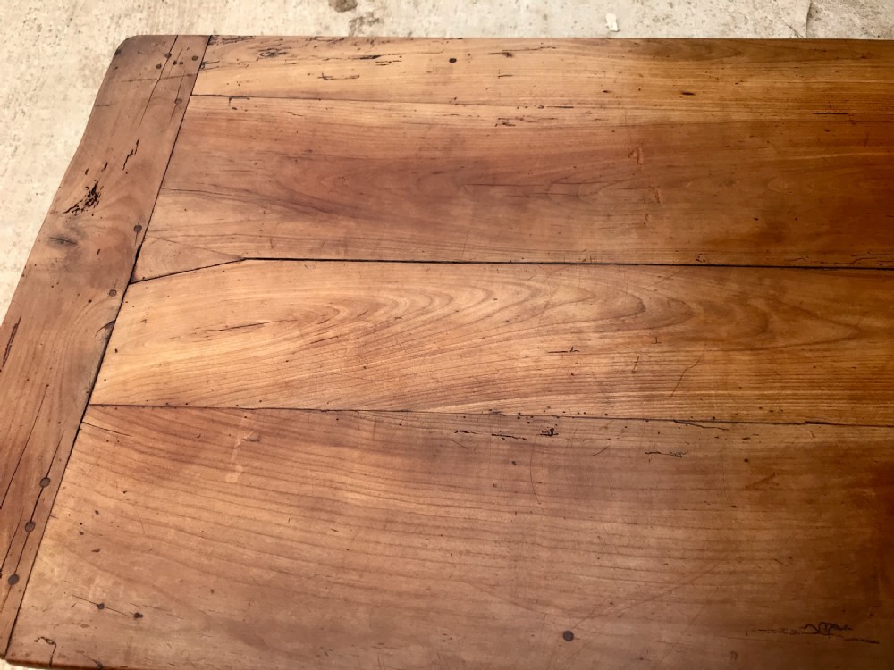 Cherry wood farm house table View VIII