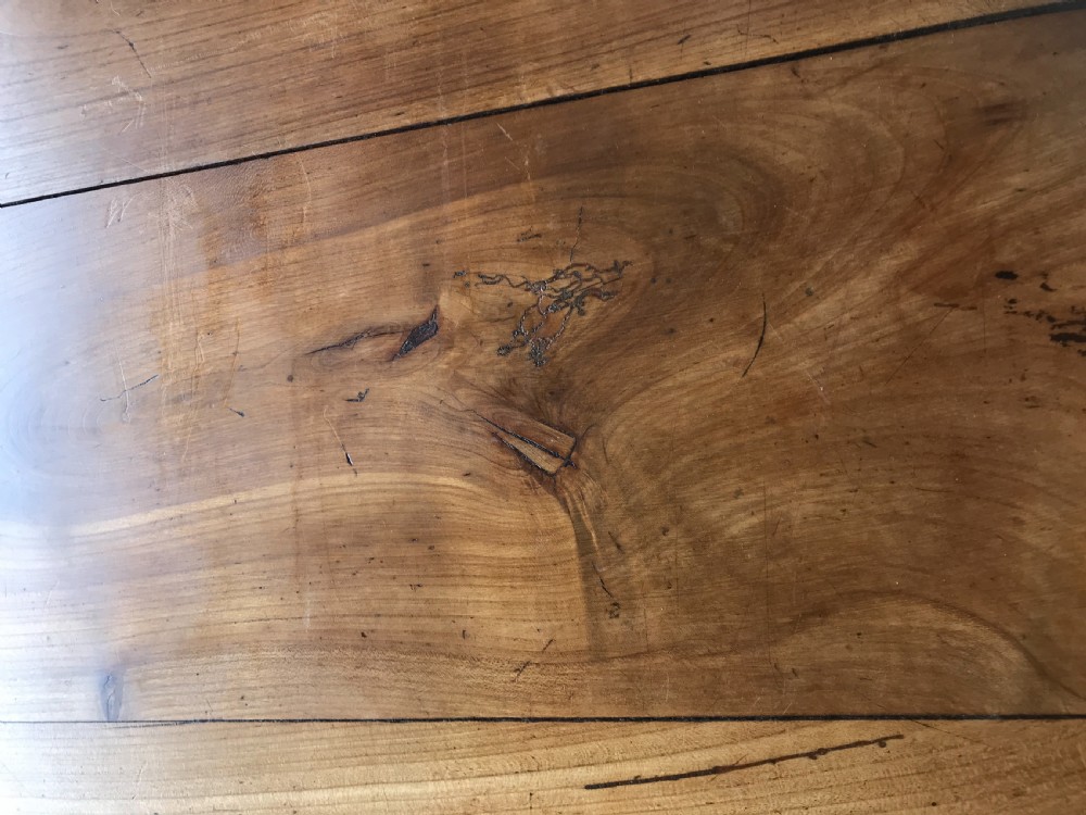 Cherry wood farm house table View IX