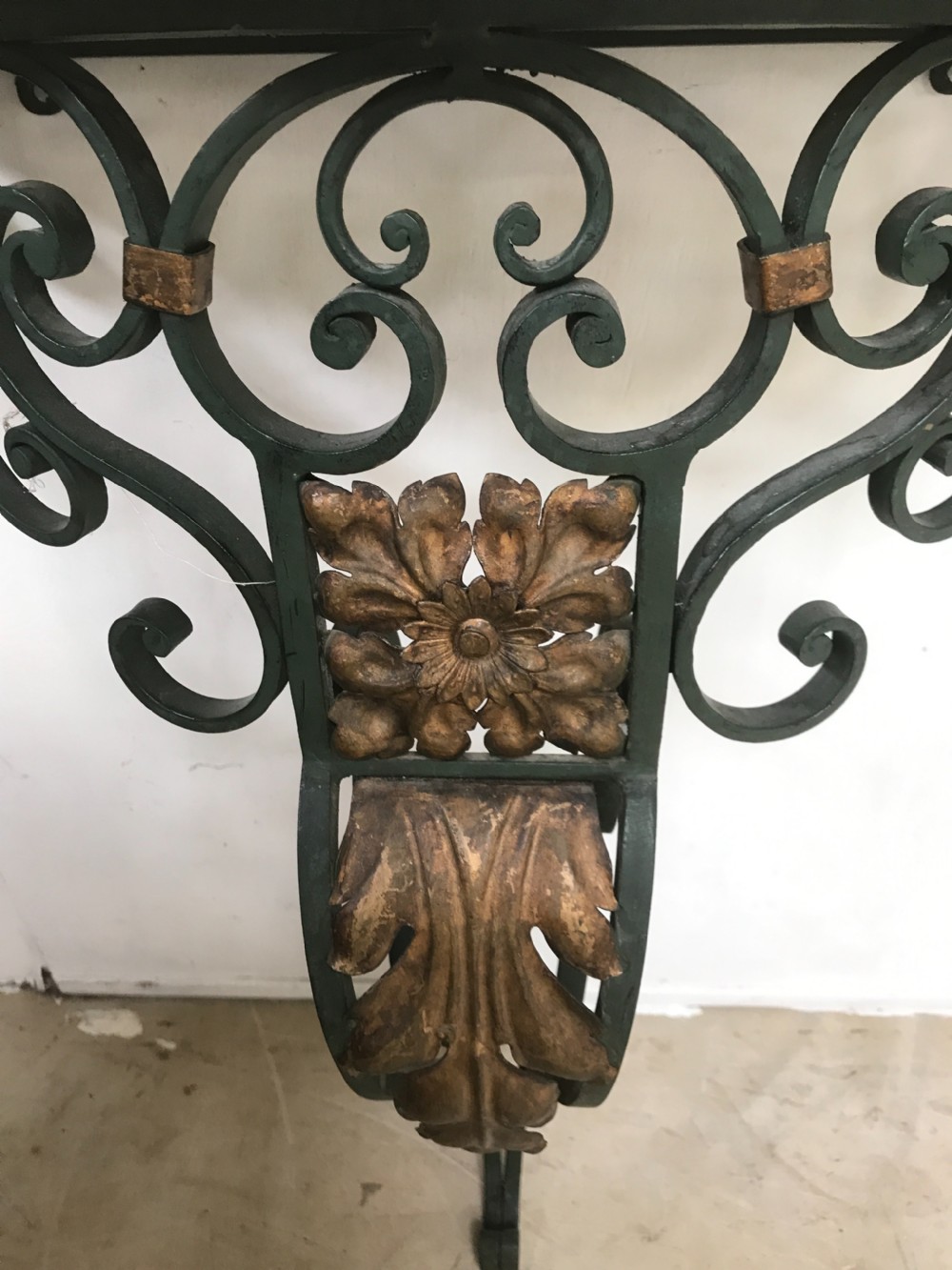 Pair of wall mounted console tables  View IV