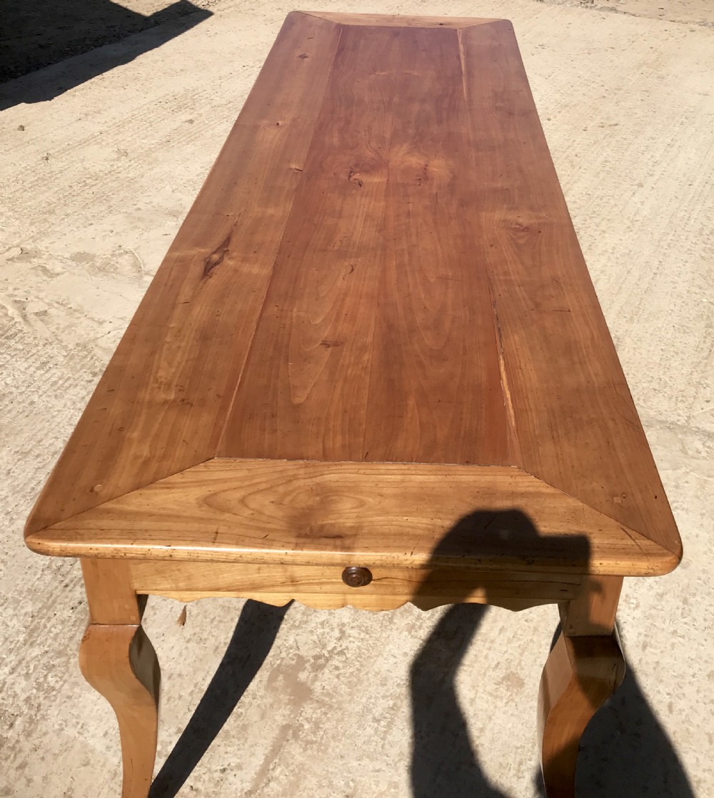 French farm house table in cherry dining table