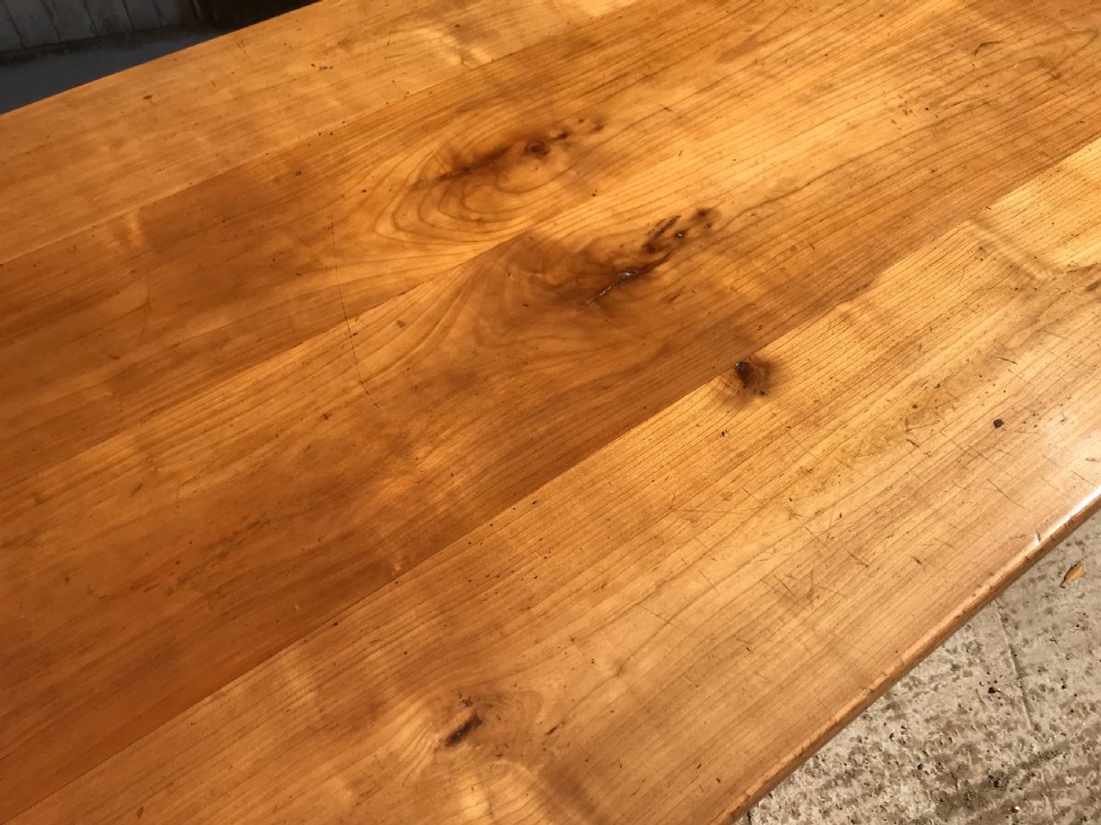 French farm house table in cherry dining table View II