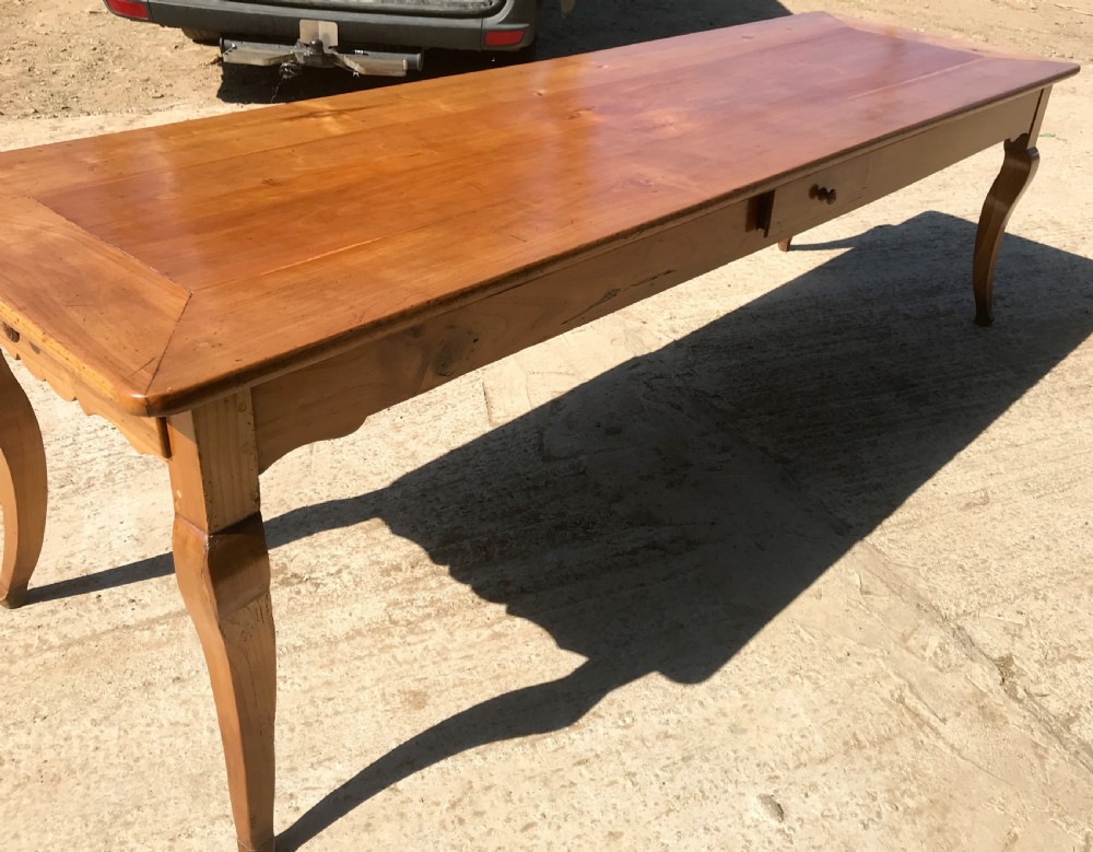 French farm house table in cherry dining table View VI