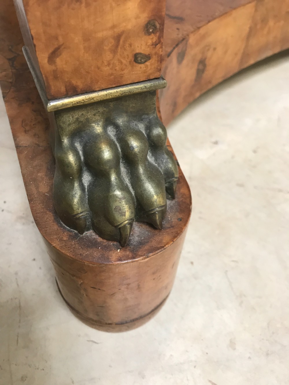 Fine walnut console table  View VI