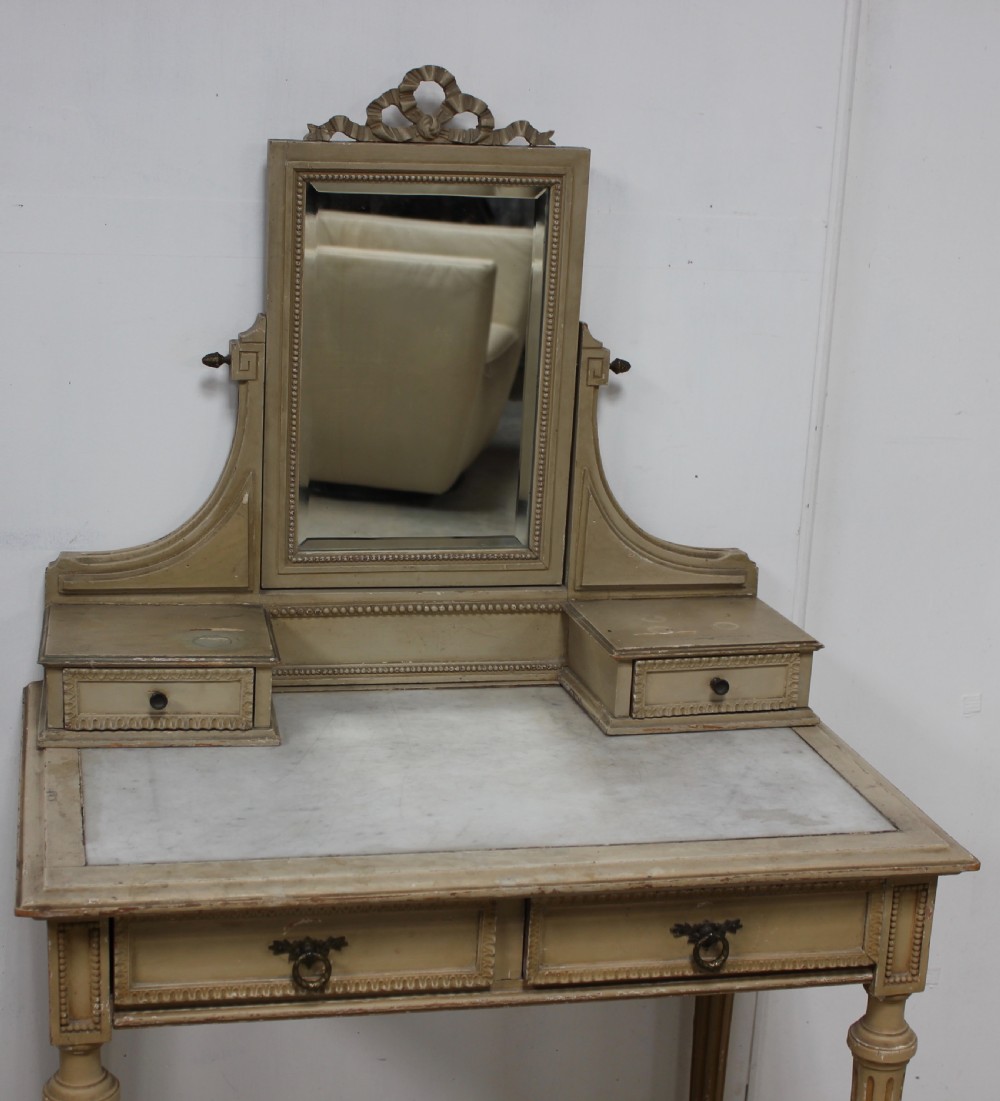 French Painted Dressing Table View II