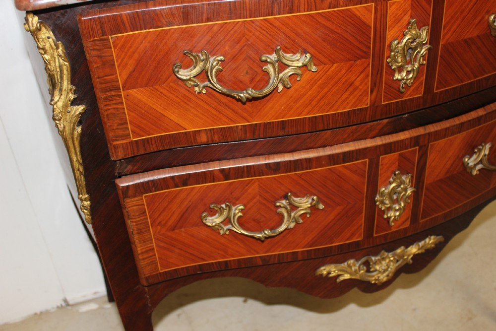 Kingwood marble top commode  View III