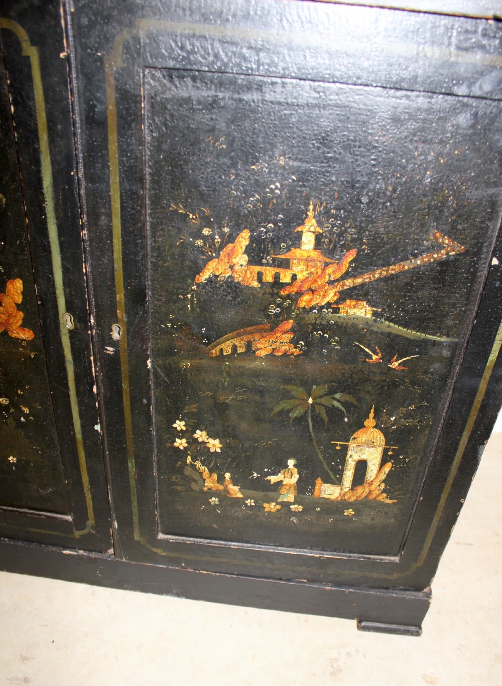 Regency Chinoiserie Chiffonier  View V