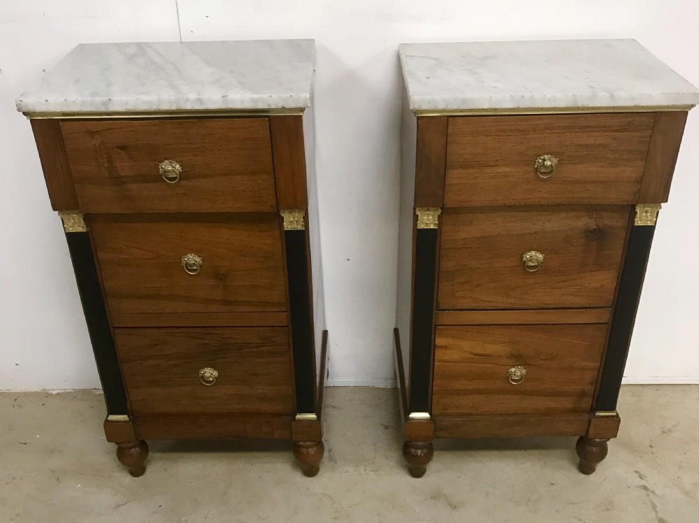 A Pair of Italian night stands 