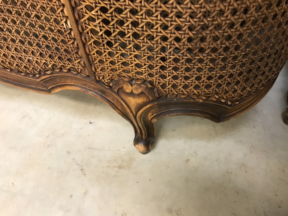 A Pair of French cane beds  View III